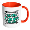 Christian Psalms Bible Verse Mug Raising Arrows White 11oz Accent Coffee Mugs