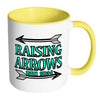 Christian Psalms Bible Verse Mug Raising Arrows White 11oz Accent Coffee Mugs