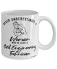 Civil Engineering Technician Mug Never Underestimate A Woman Who Is Also A Civil Engineering Tech Coffee Cup White