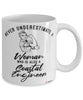 Coastal Engineer Mug Never Underestimate A Woman Who Is Also A Coastal Engineer Coffee Cup White