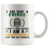 Combat Medic Mug I Am Not A Prince I Dont Need Saving 11oz White Coffee Mugs