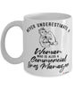 Commercial Lines Manager Mug Never Underestimate A Woman Who Is Also A Commercial Lines Manager Coffee Cup White