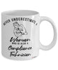 Compliance Technician Mug Never Underestimate A Woman Who Is Also A Compliance Tech Coffee Cup White