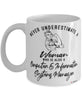 Computer Information Systems Manager Mug Never Underestimate A Woman Who Is Also A Computer Information Systems Manager Coffee Cup White