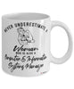 Computer Information Systems Manager Mug Never Underestimate A Woman Who Is Also A Computer Information Systems Manager Coffee Cup White