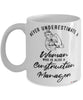 Construction Manager Mug Never Underestimate A Woman Who Is Also A Construction Manager Coffee Cup White