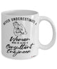 Consultant Engineer Mug Never Underestimate A Woman Who Is Also A Consultant Engineer Coffee Cup White