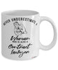 Contract Lawyer Mug Never Underestimate A Woman Who Is Also A Contract Lawyer Coffee Cup White