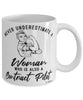 Contract Pilot Mug Never Underestimate A Woman Who Is Also A Contract Pilot Coffee Cup White