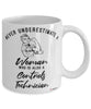 Controls Technician Mug Never Underestimate A Woman Who Is Also A Controls Tech Coffee Cup White