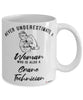 Crane Technician Mug Never Underestimate A Woman Who Is Also A Crane Tech Coffee Cup White