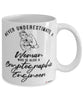 Cryptographic Engineer Mug Never Underestimate A Woman Who Is Also A Cryptographic Engineer Coffee Cup White