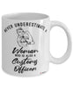 Customs Officer Mug Never Underestimate A Woman Who Is Also A Customs Officer Coffee Cup White