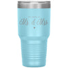 Cute 1 Year Wedding Anniversary 365 Days As Mr and Mrs Laser Etched 30oz Stainless Steel Tumbler