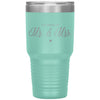 Cute 1 Year Wedding Anniversary 365 Days As Mr and Mrs Laser Etched 30oz Stainless Steel Tumbler