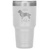 Cute Golden Retriever Tumbler for Dog Owner Fur Mom Dad Life is Golden Laser Etched 30oz Stainless Steel Tumbler