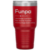 Cute Grandfather Tumbler Funpa Like Grandpa Just Cooler Also Smarter Than Dad Laser Etched 30oz Stainless Steel Tumbler