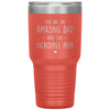 Cute Grandfather Tumbler You Are An Amazing Dad And One Incredible Papa Laser Etched 30oz Stainless Steel Tumbler