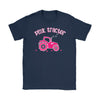 Cute Pink Tractor Shirt Pink Tractor Womens T-Shirt