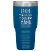 Cute Pregnancy Announcement For New Mom From Fur Mama To Baby Mama Laser Etched 30oz Stainless Steel Tumbler