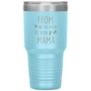 Cute Pregnancy Announcement For New Mom From Fur Mama To Baby Mama Laser Etched 30oz Stainless Steel Tumbler