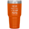 Cute Pregnancy Announcement For New Mom From Fur Mama To Baby Mama Laser Etched 30oz Stainless Steel Tumbler