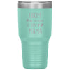 Cute Pregnancy Announcement For New Mom From Fur Mama To Baby Mama Laser Etched 30oz Stainless Steel Tumbler