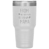 Cute Pregnancy Announcement For New Mom From Fur Mama To Baby Mama Laser Etched 30oz Stainless Steel Tumbler