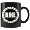 Cycling Biking Mug Bike 11oz Black Coffee Mugs