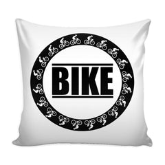 Cycling Cyclist Graphic Pillow Cover Bike