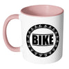 Cycling Mug Bike White 11oz Accent Coffee Mugs