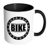 Cycling Mug Bike White 11oz Accent Coffee Mugs