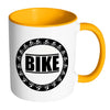 Cycling Mug Bike White 11oz Accent Coffee Mugs