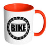 Cycling Mug Bike White 11oz Accent Coffee Mugs