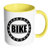 Cycling Mug Bike White 11oz Accent Coffee Mugs