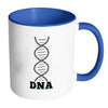 Cycling Mug DNA White 11oz Accent Coffee Mugs