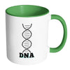 Cycling Mug DNA White 11oz Accent Coffee Mugs