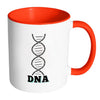 Cycling Mug DNA White 11oz Accent Coffee Mugs