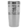 Cycling Travel Mug I Cycle To Burn Off The Crazy 20oz Stainless Steel Tumbler