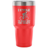 Cycling Travel Mug I Cycle To Burn Off The Crazy 30 oz Stainless Steel Tumbler