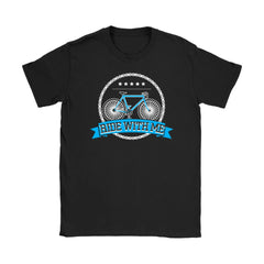 Cyclist Biker Tee Ride With Me Gildan Womens T-Shirt