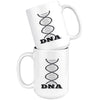 Cyclist Cycling Mug DNA 15oz White Coffee Mugs