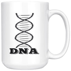 Cyclist Cycling Mug DNA 15oz White Coffee Mugs