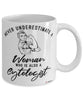 Cytologist Mug Never Underestimate A Woman Who Is Also A Cytologist Coffee Cup White