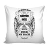Dad Memorial Graphic Pillow Cover My Daddy Is My Guardian Angel He Will