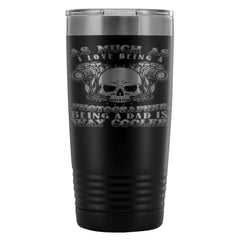 Dad Photographer Travel Mug As Much As I Love Being 20oz Stainless Steel Tumbler