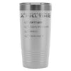 Dad Travel Mug Left My Last Job To Be A Full Time 20oz Stainless Steel Tumbler