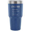 Dad Travel Mug Left My Last Job To Be A Full Time 30 oz Stainless Steel Tumbler