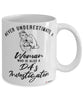 DAs Investigator Mug Never Underestimate A Woman Who Is Also A District Attorneys Investigator Coffee Cup White