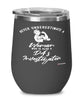 DAs Investigator Wine Glass Never Underestimate A Woman Who Is Also A District Attorneys Investigator 12oz Stainless Steel Black